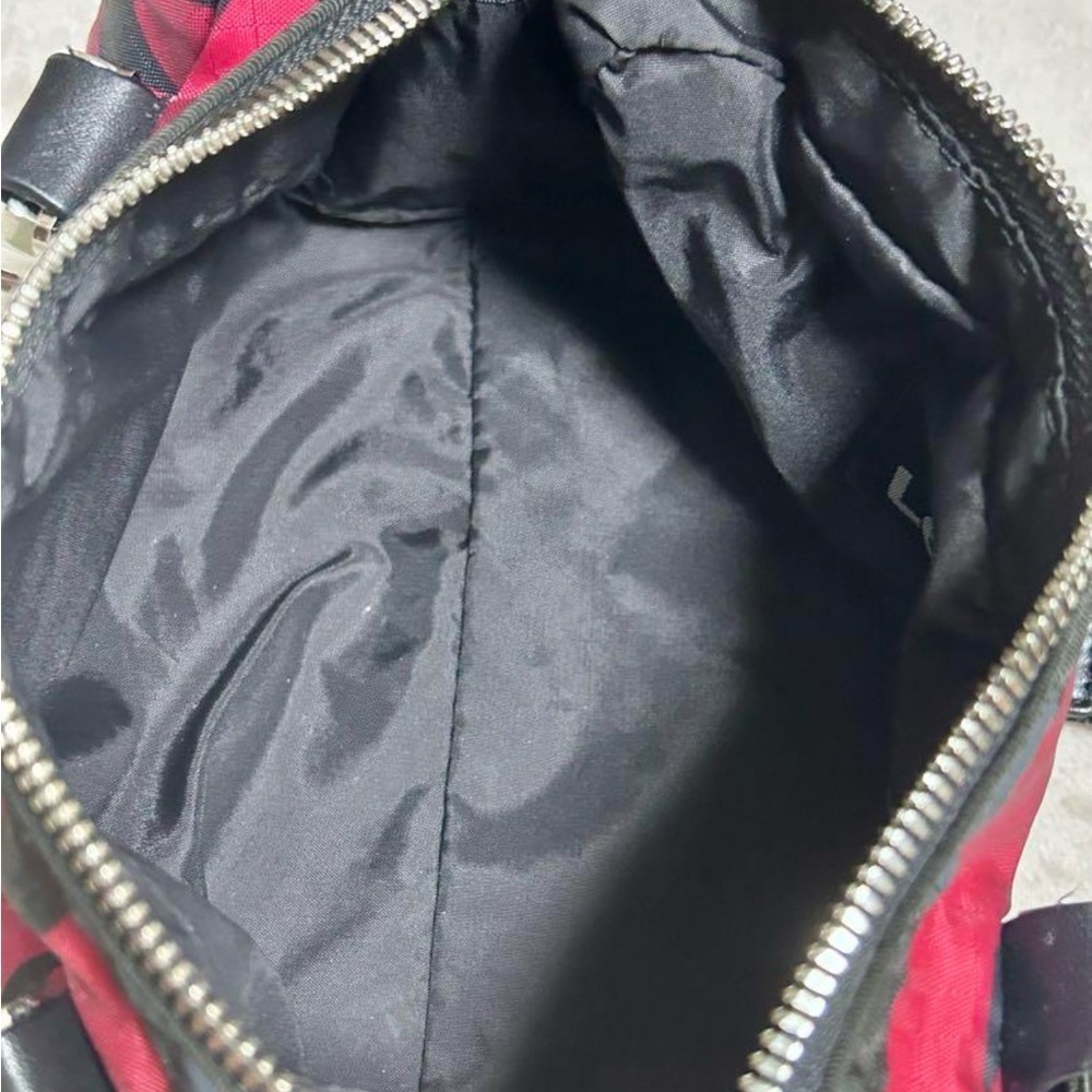 LeSportSac L.A.M.B. Gwen Stefani Y2K Red Small Mini Baby Barrel Bag Angel Demi - Picture 7 of 13